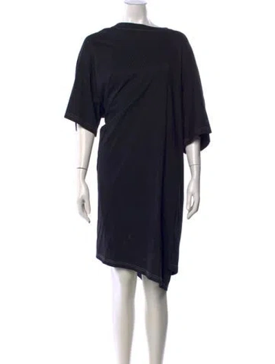 Pre-owned Acne Studios Crew Neck Knee-length Dress In Black