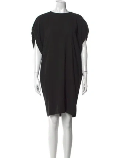 Pre-owned Acne Studios Crew Neck Knee-length Dress In Black
