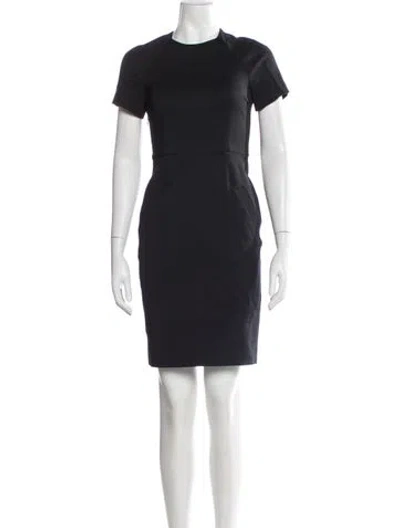 Pre-owned Acne Studios Crew Neck Knee-length Dress In Black