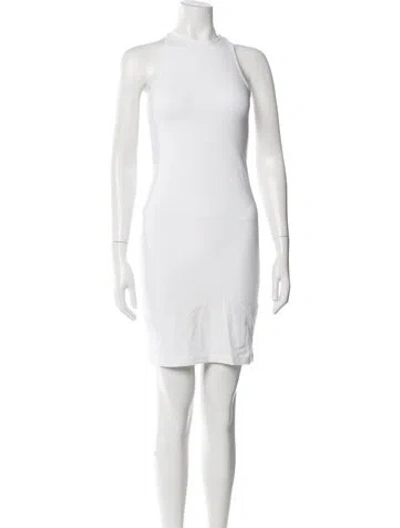 Pre-owned Acne Studios Crew Neck Knee-length Dress W/ Tags In Neutral