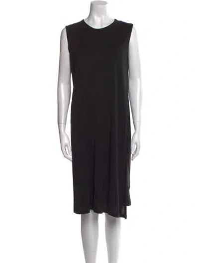 Pre-owned Acne Studios Crew Neck Long Dress In Black