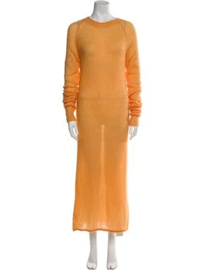 Pre-owned Acne Studios Crew Neck Long Dress W/ Tags