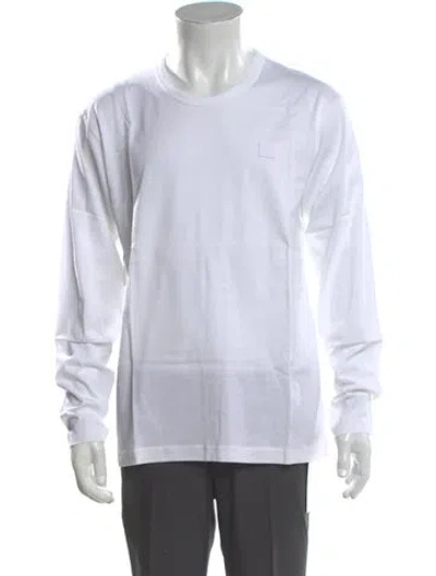 Pre-owned Acne Studios Crew Neck Long Sleeve Henley W/ Tags In White