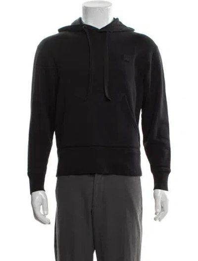 Pre-owned Acne Studios Crew Neck Long Sleeve Hoodie In Black