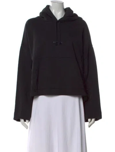 Pre-owned Acne Studios Crew Neck Long Sleeve Hoodie In Black