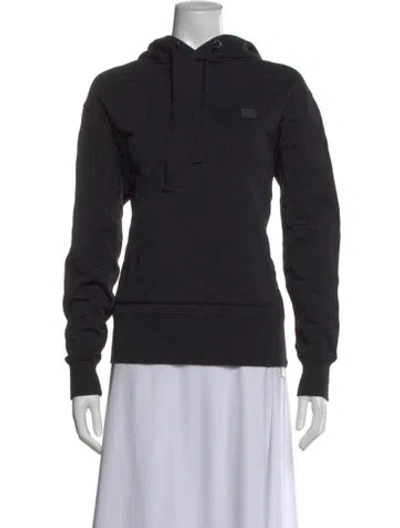 Pre-owned Acne Studios Crew Neck Long Sleeve Hoodie In Black