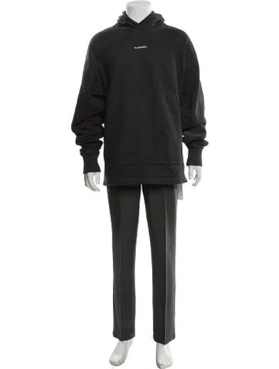 Pre-owned Acne Studios Crew Neck Long Sleeve Hoodie In Black