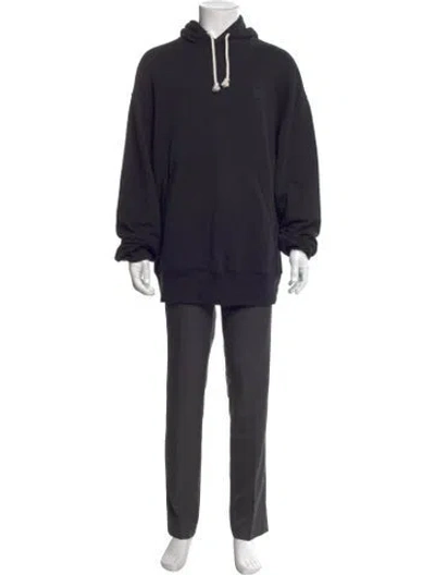 Pre-owned Acne Studios Crew Neck Long Sleeve Hoodie In Blue