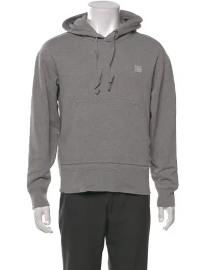 Pre-owned Acne Studios Crew Neck Long Sleeve Hoodie In Gray
