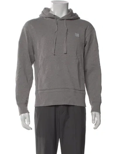 Pre-owned Acne Studios Crew Neck Long Sleeve Hoodie In Gray