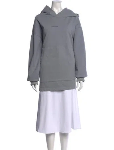 Pre-owned Acne Studios Crew Neck Long Sleeve Hoodie In Gray