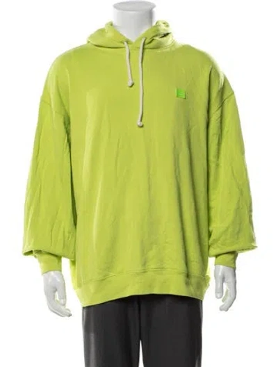 Pre-owned Acne Studios Crew Neck Long Sleeve Hoodie In Green