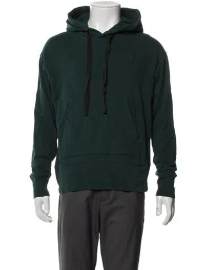 Pre-owned Acne Studios Crew Neck Long Sleeve Hoodie In Green