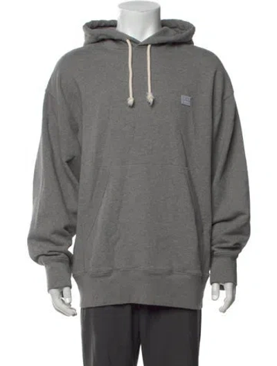 Pre-owned Acne Studios Crew Neck Long Sleeve Hoodie In Grey
