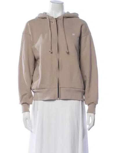 Pre-owned Acne Studios Crew Neck Long Sleeve Hoodie In Neutrals
