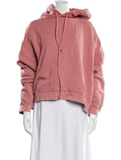 Pre-owned Acne Studios Crew Neck Long Sleeve Hoodie In Pink