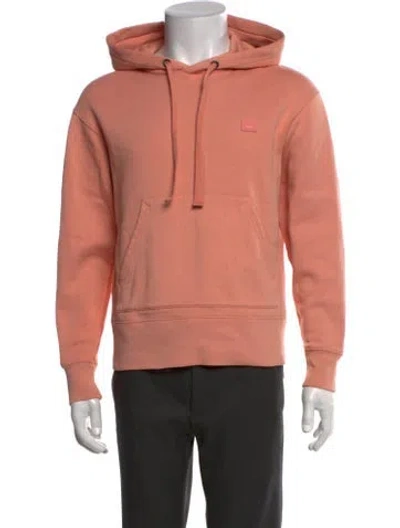 Pre-owned Acne Studios Crew Neck Long Sleeve Hoodie In Pink