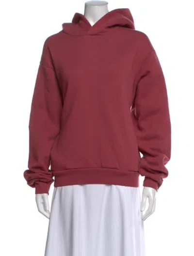 Pre-owned Acne Studios Crew Neck Long Sleeve Hoodie In Pink