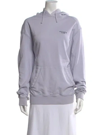 Pre-owned Acne Studios Crew Neck Long Sleeve Hoodie In Purple