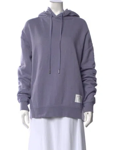 Pre-owned Acne Studios Crew Neck Long Sleeve Hoodie In Purple