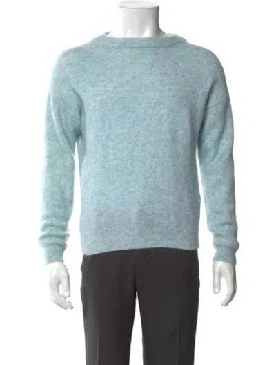 Pre-owned Acne Studios Crew Neck Long Sleeve Pullover In Blue