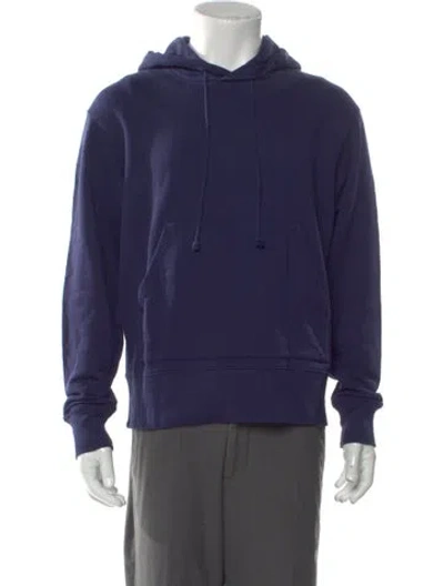 Pre-owned Acne Studios Crew Neck Long Sleeve Pullover In Blue