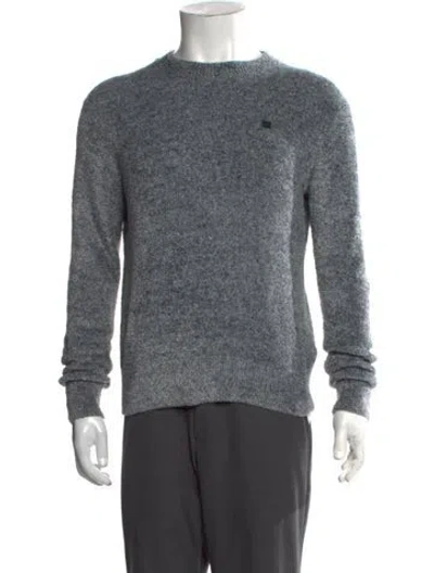 Pre-owned Acne Studios Crew Neck Long Sleeve Pullover In Gray