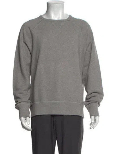 Pre-owned Acne Studios Crew Neck Long Sleeve Pullover In Grey