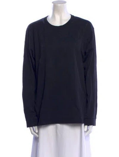 Pre-owned Acne Studios Crew Neck Long Sleeve Sweatshirt In Black