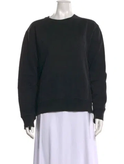 Pre-owned Acne Studios Crew Neck Long Sleeve Sweatshirt In Black