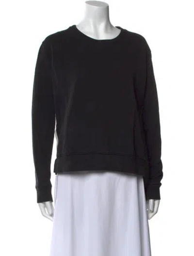 Pre-owned Acne Studios Crew Neck Long Sleeve Sweatshirt In Black