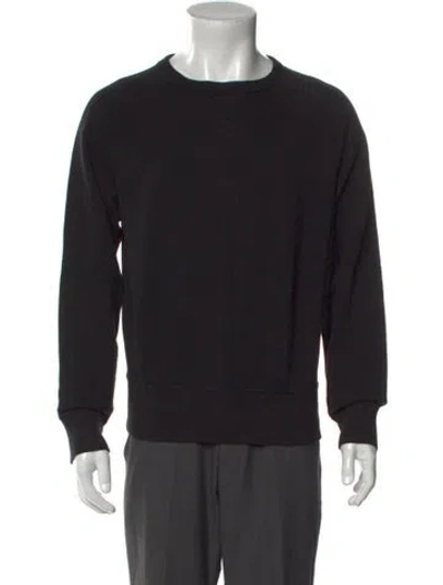 Pre-owned Acne Studios Crew Neck Long Sleeve Sweatshirt In Black