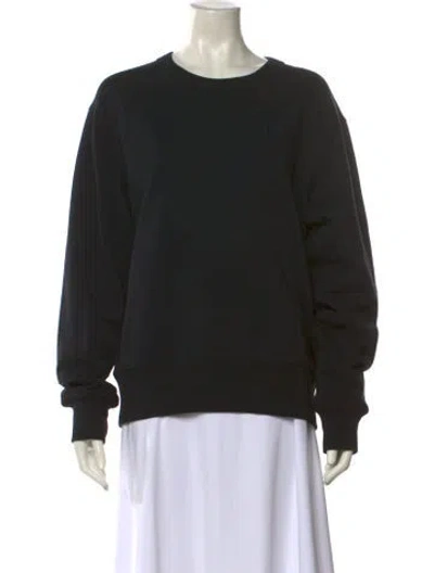 Pre-owned Acne Studios Crew Neck Long Sleeve Sweatshirt In Black