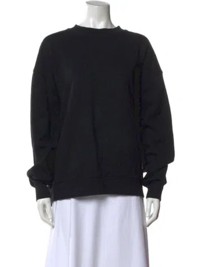 Pre-owned Acne Studios Crew Neck Long Sleeve Sweatshirt In Black