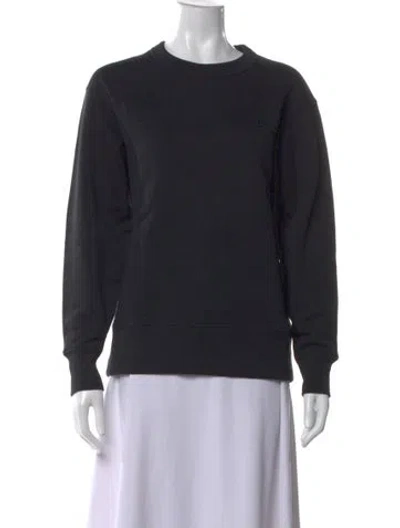 Pre-owned Acne Studios Crew Neck Long Sleeve Sweatshirt In Black