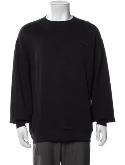 Pre-owned Acne Studios Crew Neck Long Sleeve Sweatshirt In Black