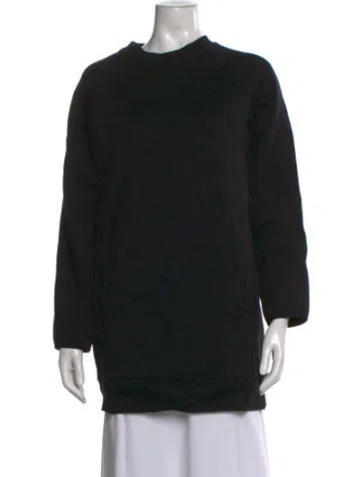 Pre-owned Acne Studios Crew Neck Long Sleeve Sweatshirt In Black
