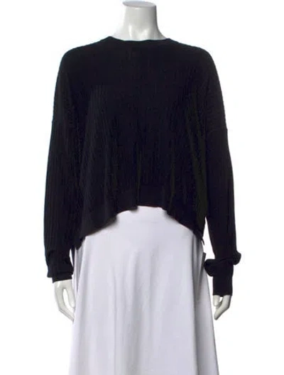 Pre-owned Acne Studios Crew Neck Long Sleeve Sweatshirt In Black