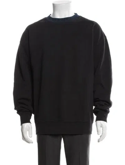 Pre-owned Acne Studios Crew Neck Long Sleeve Sweatshirt In Black