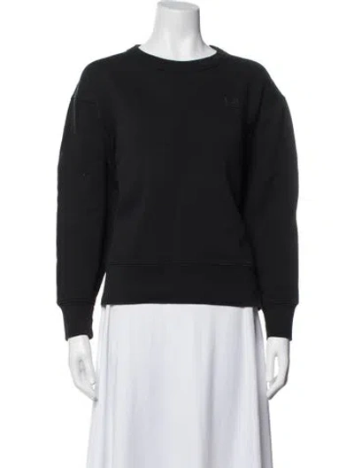 Pre-owned Acne Studios Crew Neck Long Sleeve Sweatshirt In Black