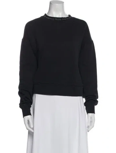 Pre-owned Acne Studios Crew Neck Long Sleeve Sweatshirt In Blue