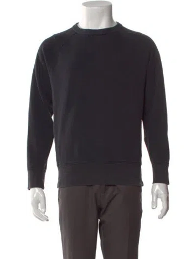 Pre-owned Acne Studios Crew Neck Long Sleeve Sweatshirt In Blue