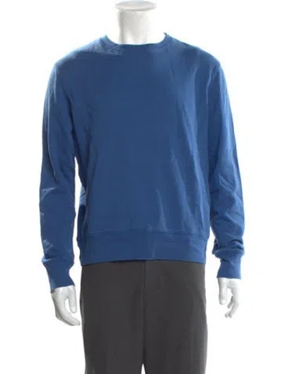 Pre-owned Acne Studios Crew Neck Long Sleeve Sweatshirt In Blue