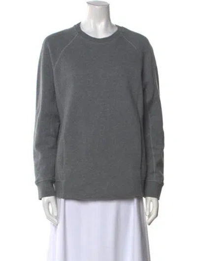 Pre-owned Acne Studios Crew Neck Long Sleeve Sweatshirt In Gray