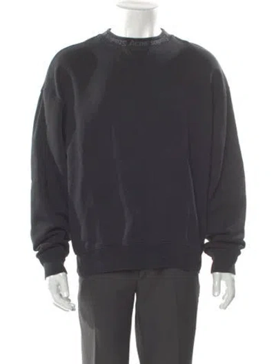 Pre-owned Acne Studios Crew Neck Long Sleeve Sweatshirt In Gray