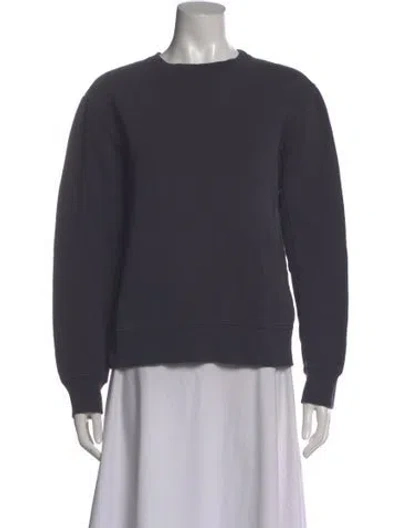 Pre-owned Acne Studios Crew Neck Long Sleeve Sweatshirt In Gray