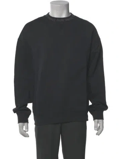 Pre-owned Acne Studios Crew Neck Long Sleeve Sweatshirt In Gray