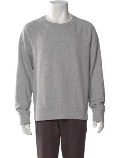 Pre-owned Acne Studios Crew Neck Long Sleeve Sweatshirt In Gray