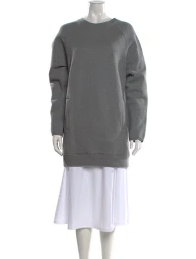 Pre-owned Acne Studios Crew Neck Long Sleeve Sweatshirt In Gray