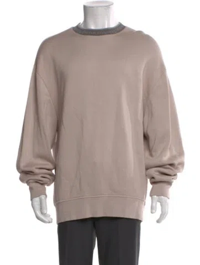 Pre-owned Acne Studios Crew Neck Long Sleeve Sweatshirt In Neutral